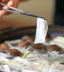 ふぐしゃぶ写真